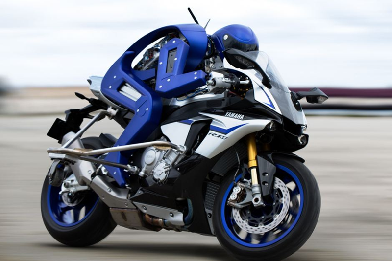 Illustration for article titled Meet Motobot: Yamaha's Motorcycle-Riding Robot That Aims To Be Faster Than A Human